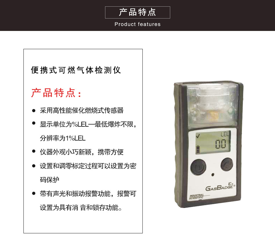 便攜式可燃?xì)怏w檢測(cè)儀